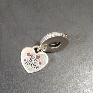Pandora Sterling Silver Charm 925 Valentine Be Mine